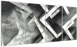 Mivali Tablou cu cuburi abstracte, din patru bucăți 160x80 cm (V022004V16080)