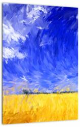 Mivali Tablou - Pictură în ulei, câmp auriu, dintr-o bucată 30x40 cm (V022828V3040)