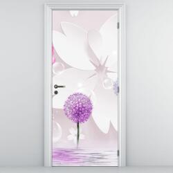 Mivali Fototapet pentru ușă - Pe râul de flori (D021306D95205)