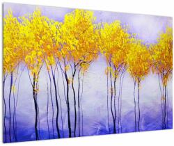 Mivali Tablou - Copaci galbeni, dintr-o bucată 90x60 cm (V023006V9060)