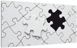 Mivali Tablou pe sticlă cu puzzle, dintr-o bucată 100x50 cm pe sticlă (V020423V10050GD)