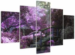Mivali Tablou - copaci violeți, din cinci bucăți 150x105 cm (V020683V150105)