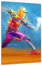 Mivali Tablou - Jucător de tenis pictat, dintr-o bucată 30x40 cm (V023162V3040)