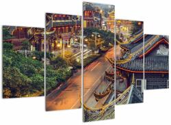 Mivali Tablou - Qintai Road, Chengdu, China, din cinci bucăți 150x105 cm (V023315V150105)