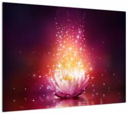 Mivali Tablou cu floare de lotus, dintr-o bucată 70x50 cm (V020720V7050)