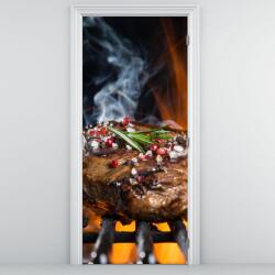 Mivali Fototapet pentru ușă - Grătar (D021992D95205)