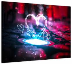 Mivali Tablou cu inima iluminată, dintr-o bucată 70x50 cm (V020412V7050)