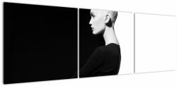 Mivali Tablou - O femeie à la yin și yang, din trei bucăți 150x50 cm (V023480V15050)