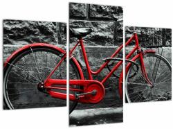 Mivali Tablou - Bicicleta istorică, din trei bucăți 90x60 cm (V021989V90603PCS)