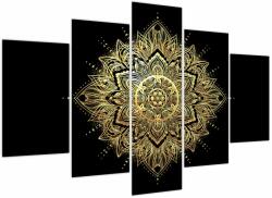 Mivali Tablou - Mandala bogăției, din cinci bucăți 150x105 cm (V023627V150105)