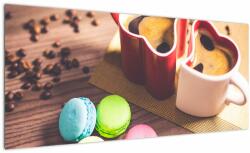 Mivali Tablou cu cafea și macarooni, dintr-o bucată 100x40 cm (V020876V10040)