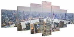 Mivali Tablou - Shanghai, China, din șapte bucăți 210x100 cm (V023346V210100)