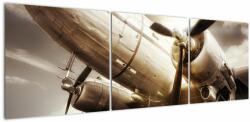 Mivali Tablou - Avion, din trei bucăți 150x50 cm (V023051V15050)