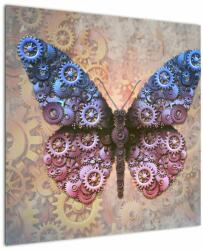 Mivali Tablou - Fluture steampunk, dintr-o bucată 70x70 cm (V022985V7070)