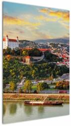 Mivali Tablou - Panorama bratislavei, Slovacia, dintr-o bucată 60x90 cm (V023405V6090)