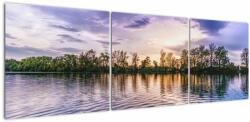 Mivali Tablou cu lac, din trei bucăți 150x50 cm (V020248V15050)