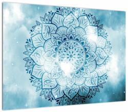 Mivali Tablou pe sticlă - Mandala cerească, dintr-o bucată 70x50 cm pe sticlă (V022927V7050GD)
