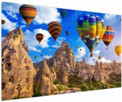 Mivali Tablou - Baloane cu aer cald, Cappadocia, Turcia. , dintr-o bucată 150x100 cm (V022964V150100)