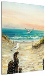 Mivali Tablou - Plaja cu nisip, dintr-o bucată 50x70 cm (V022996V5070)