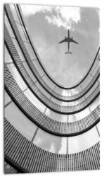 Mivali Tablou - Avionul deasupra clădirii, dintr-o bucată 20x30 cm (V023108V2030)