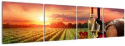 Mivali Tablou cu vie și vin, din patru bucăți 160x40 cm (V020717V16040)