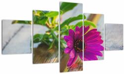 Mivali Tablou flori tăiate, din cinci bucăți 125x70 cm (V020291V12570)