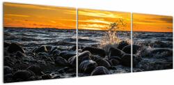 Mivali Tablou cu valurile mării, din trei bucăți 150x50 cm (V021009V15050)