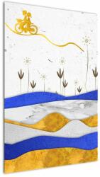 Mivali Tablou - Munții aurii, dintr-o bucată 60x90 cm (V022920V6090)