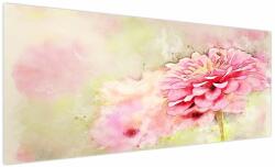 Mivali Tablou - Floare roz, aquarel, dintr-o bucată 250x125 cm (V023031V250125)