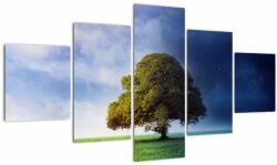 Mivali Tablou - Noapte și zi, din cinci bucăți 125x70 cm (V022534V12570)