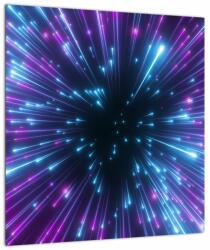 Mivali Tablou - Spațiu neon, dintr-o bucată 40x40 cm (V023032V4040)