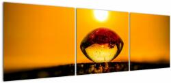 Mivali Tablou - Picături din sticlă, din trei bucăți 150x50 cm (V022631V15050)