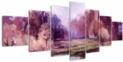Mivali Tablou - Peisaj de toamnă - pictură, din șapte bucăți 210x100 cm (V022395V210100)