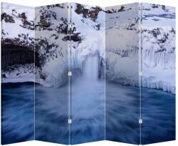 Mivali Paravan - Cascadele iarna, din 5 bucăți, 210x170 cm (P021167P225180)