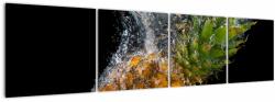 Mivali Tablou cu anans în apă, din patru bucăți 160x40 cm (V020626V16040)