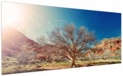 Mivali Tablou cu cu copac în deșert, dintr-o bucată 200x100 cm (V021260V200100)