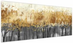 Mivali Tablou - Copaci aurii, dintr-o bucată 145x58 cm (V024027V14558)