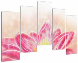 Mivali Tablou - Floare de lotus, din cinci bucăți 125x90 cm (V023209V12590)
