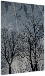 Mivali Tablou - Siluetă copac și frunze, dintr-o bucată 50x70 cm (V024057V5070)