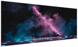 Mivali Tablou - Fum roz-albastru, dintr-o bucată 250x125 cm (V022889V250125)