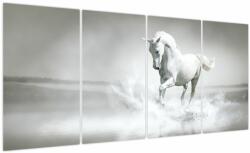 Mivali Tablou - Cal alb, din patru bucăți 160x80 cm (V023744V16080)