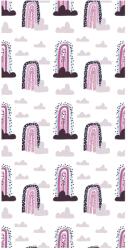 Mivali Tapet - Curcubee cu nori roz (T110262)
