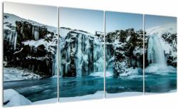 Mivali Tablou cu cascade înghețate, din patru bucăți 160x80 cm (V020230V16080)