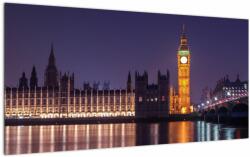 Mivali Tablou pe sticlă Londra, dintr-o bucată 100x50 cm pe sticlă (V020026V10050GD)