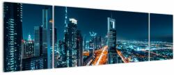 Mivali Tablou - Noaptea la Dubai, din trei bucăți 170x50 cm (V021712V17050)