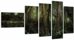 Mivali Tablou - Pădurea enigmatică, din cinci bucăți 110x60 cm (V021680V11060)
