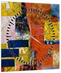 Mivali Tablou - Abstract (cu ceas), dintr-o bucată 30x30 cm cu ceas (V022496V3030C)