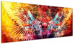 Mivali Tablou - Merkaba cu aripi, abstracție, dintr-o bucată 145x58 cm (V022902V14558)