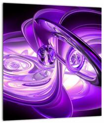 Mivali Tabloul fractalilor în violet, dintr-o bucată 30x30 cm (V020066V3030)