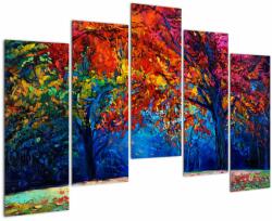 Mivali Tablou cu pictura naturii, din cinci bucăți 125x90 cm (V020721V12590)